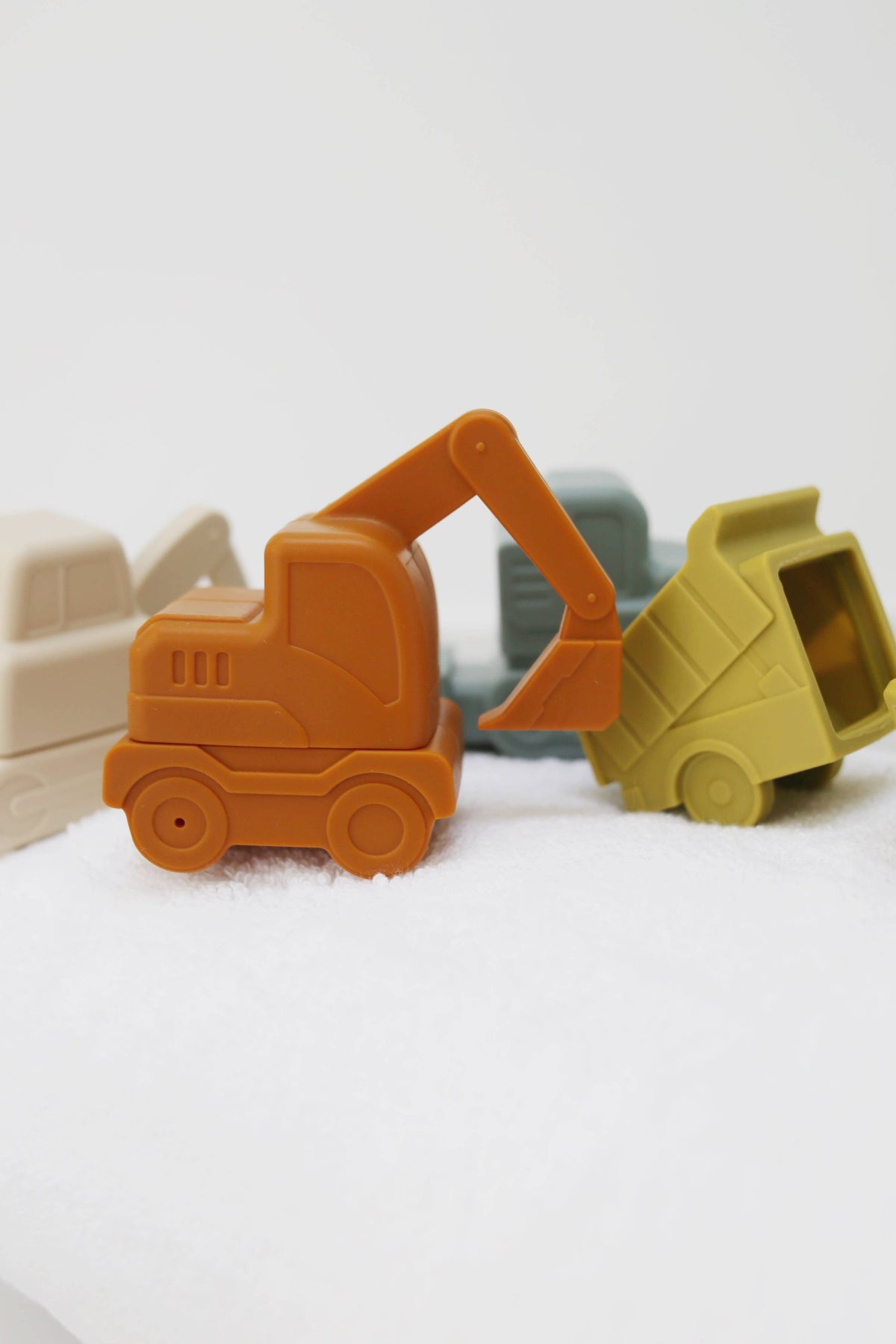 Construction Mold Free Silicone Bath Toy Set 