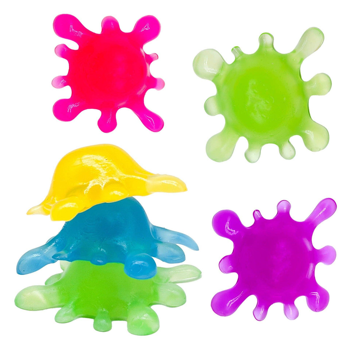 Bacteria-Shaped Splat Squishy Toy Slow Rising Stress Relief Squeeze Toy