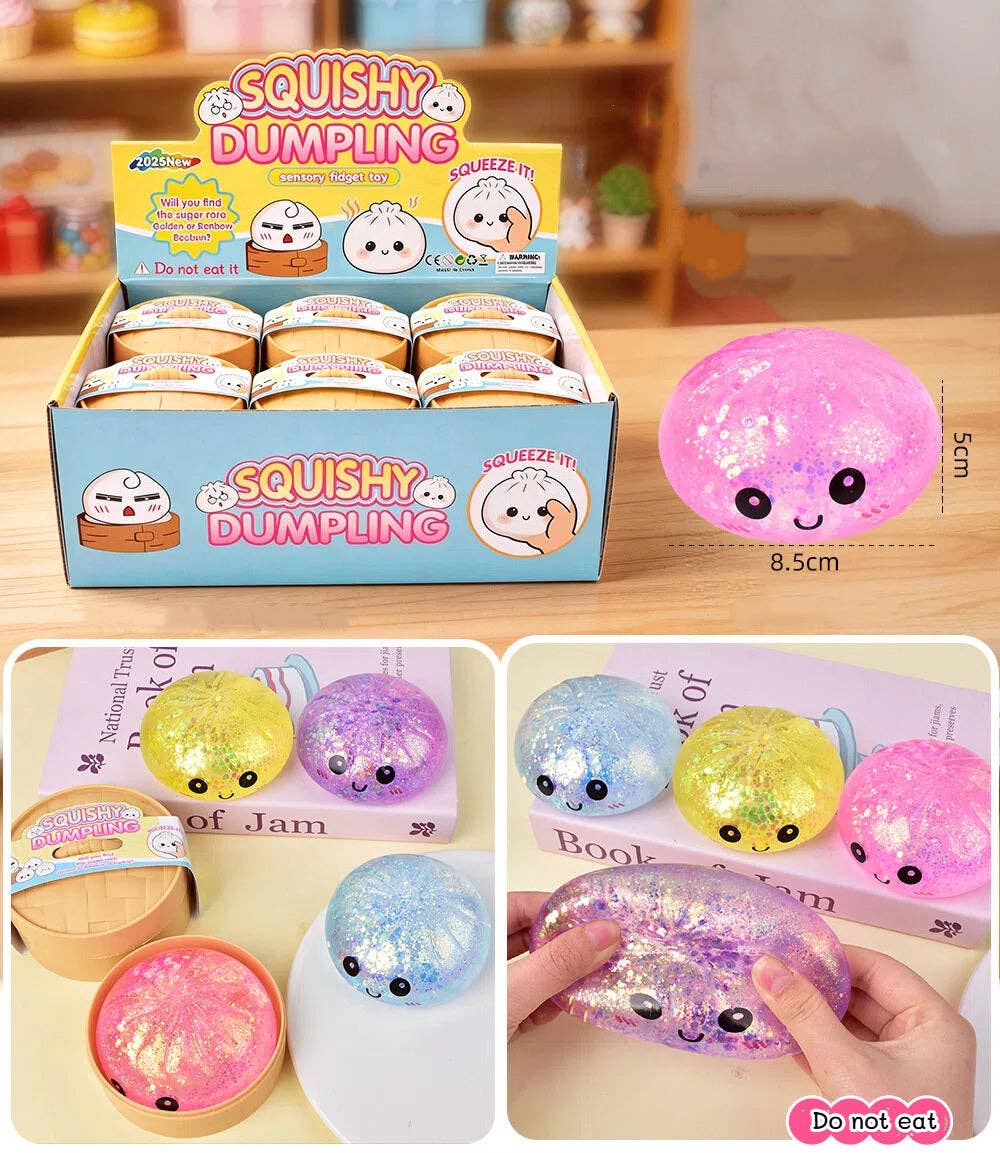 Glitter Jumbo Mystery Squishy Dumpling