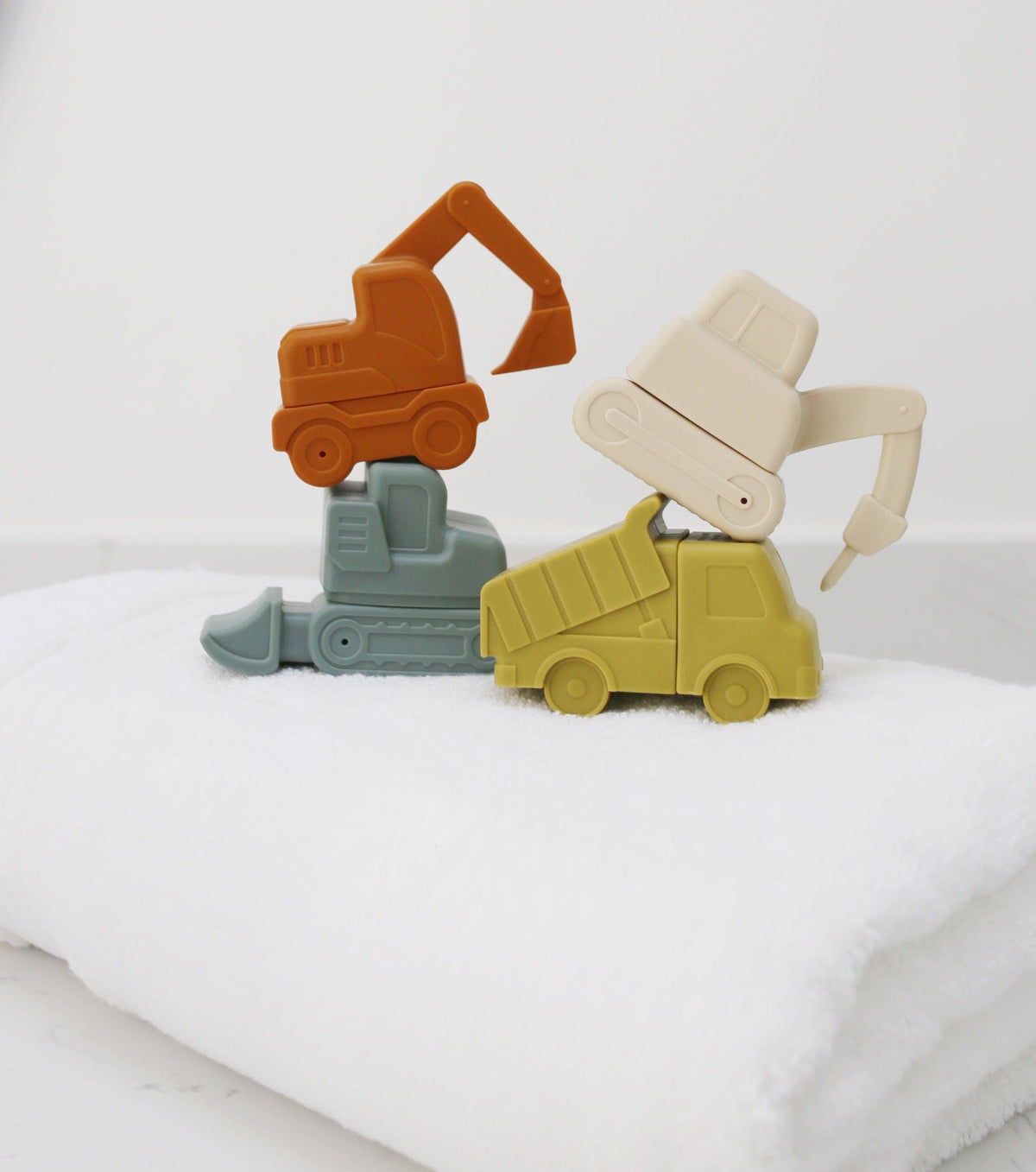 Construction Mold Free Silicone Bath Toy Set 