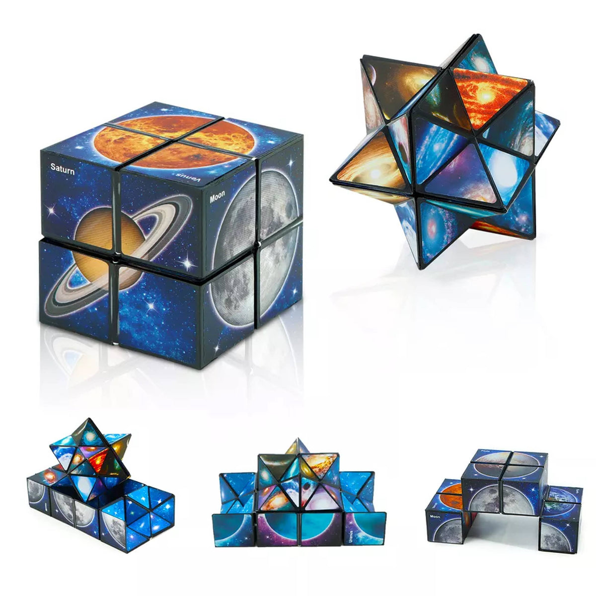 Magic Star Cube Fidget Kids Toys- Assorted