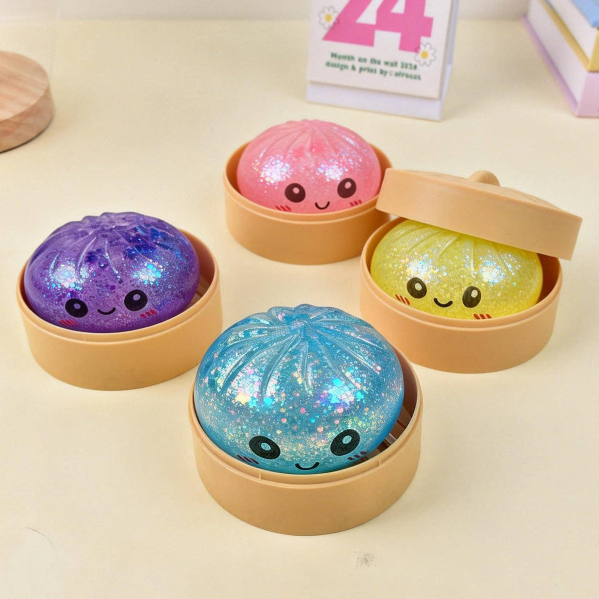 Glitter Jumbo Mystery Squishy Dumpling