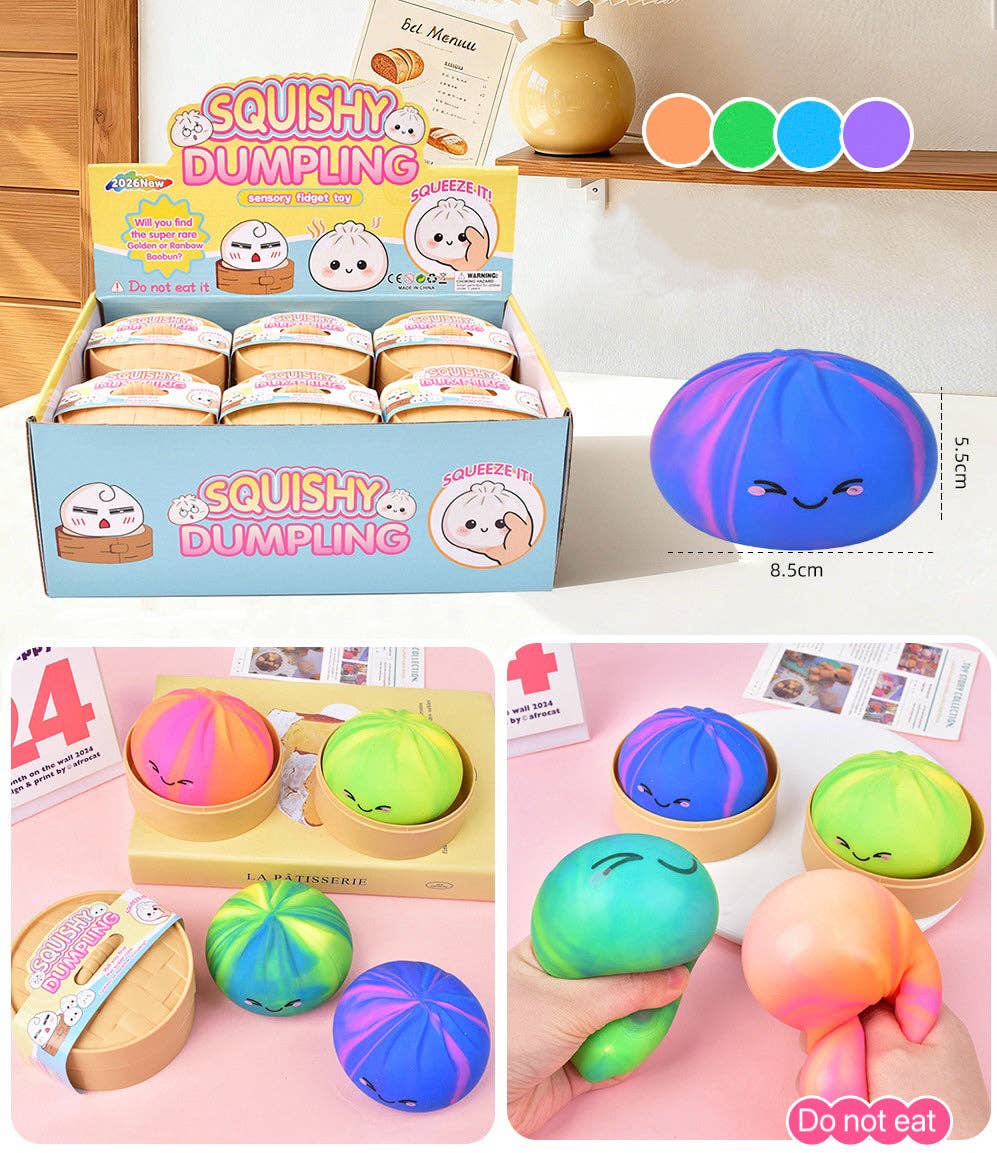 Glitter Jumbo Mystery Squishy Dumpling