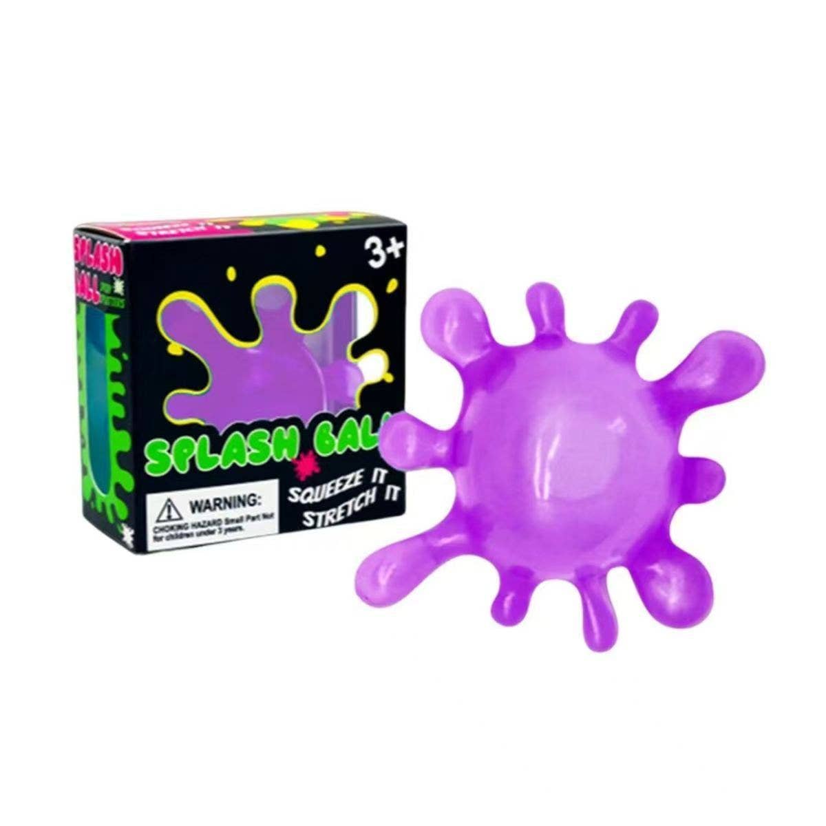 Bacteria-Shaped Splat Squishy Toy Slow Rising Stress Relief Squeeze Toy