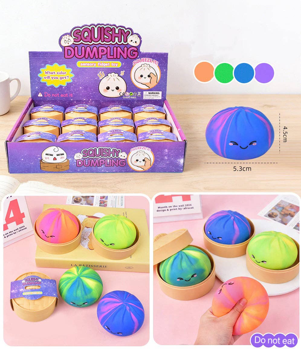 Glitter Jumbo Mystery Squishy Dumpling