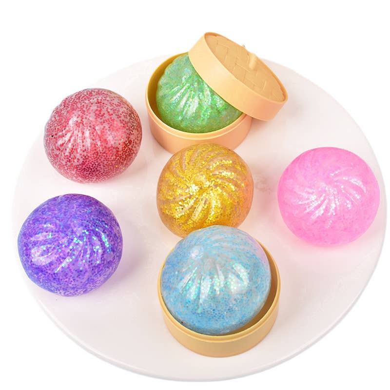 Glitter Jumbo Mystery Squishy Dumpling