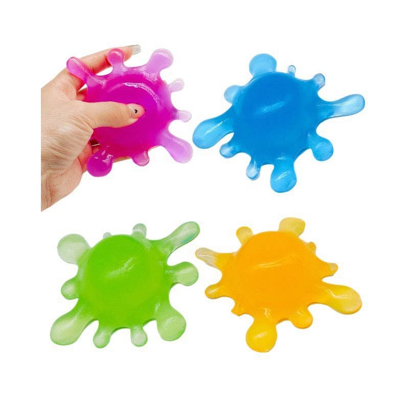Bacteria-Shaped Splat Squishy Toy Slow Rising Stress Relief Squeeze Toy