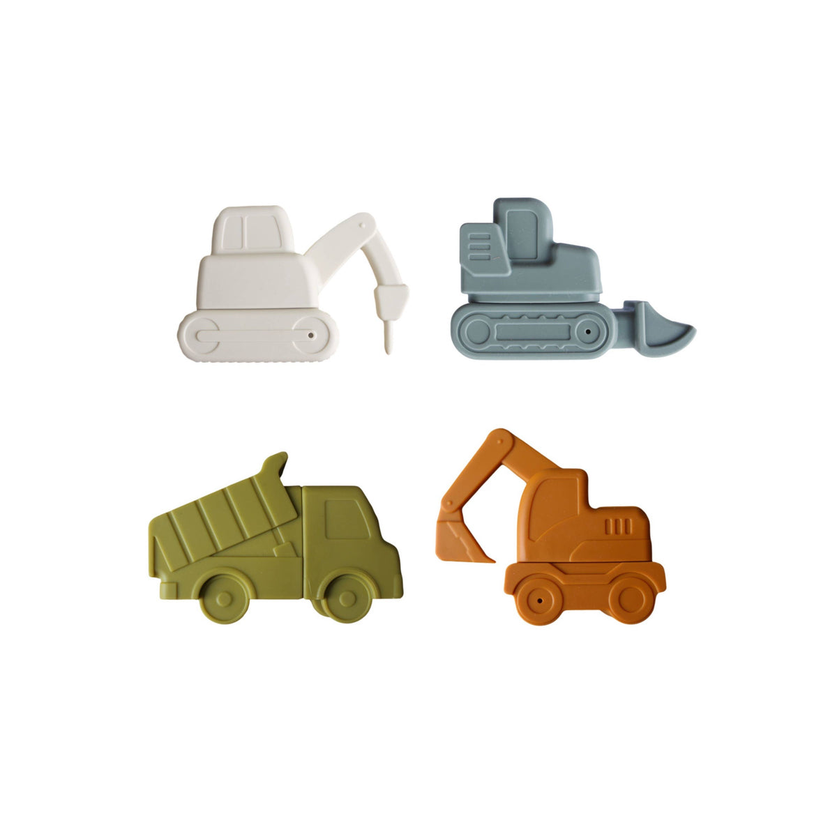 Construction Mold Free Silicone Bath Toy Set 