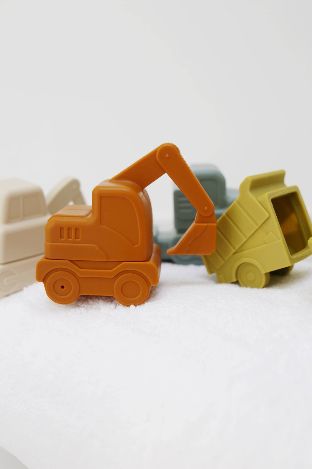 Construction Mold Free Silicone Bath Toy Set 