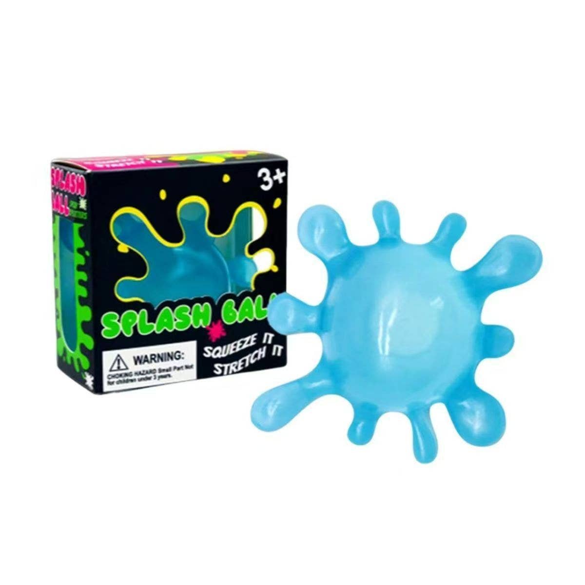 Bacteria-Shaped Splat Squishy Toy Slow Rising Stress Relief Squeeze Toy