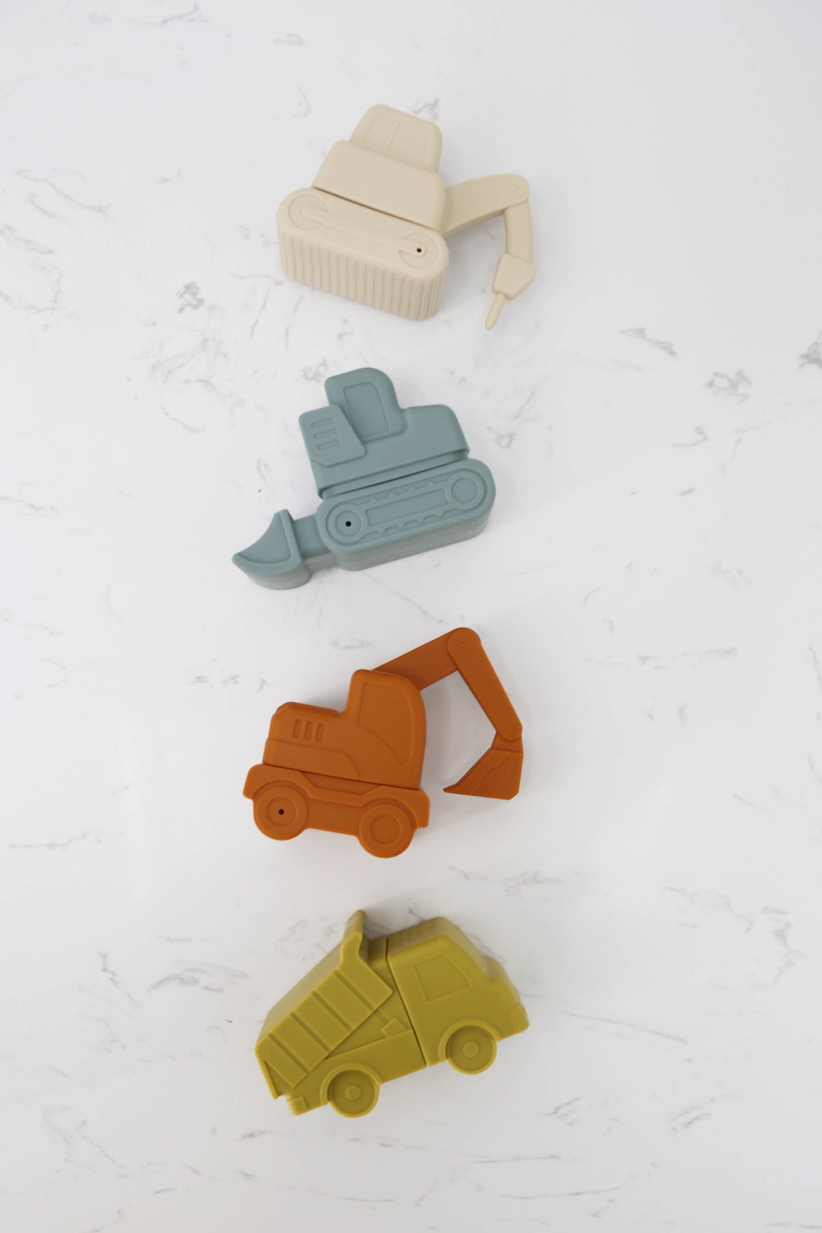 Construction Mold Free Silicone Bath Toy Set 