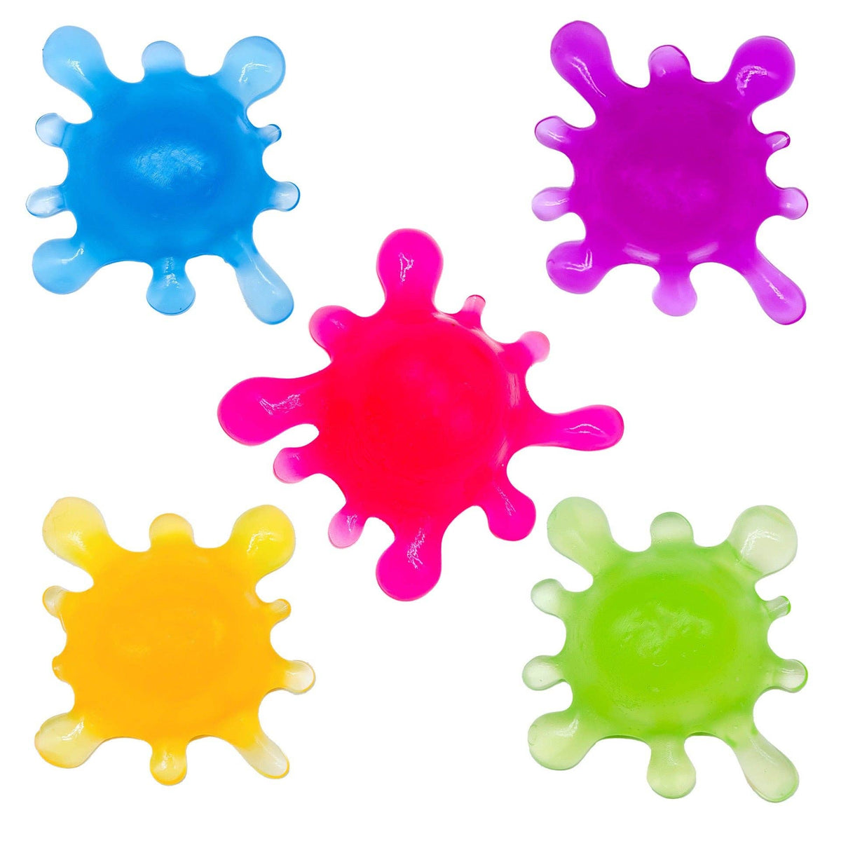 Bacteria-Shaped Splat Squishy Toy Slow Rising Stress Relief Squeeze Toy
