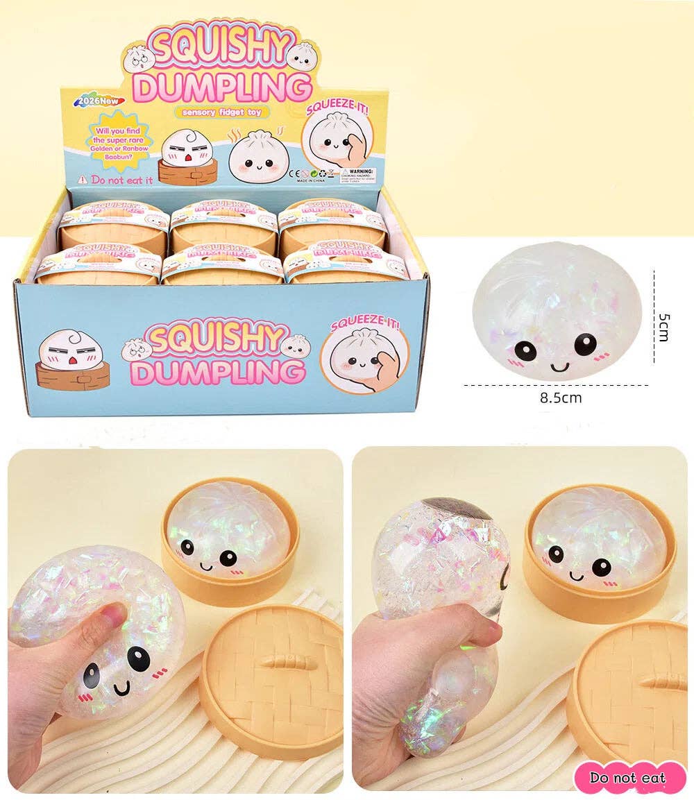 Glitter Jumbo Mystery Squishy Dumpling