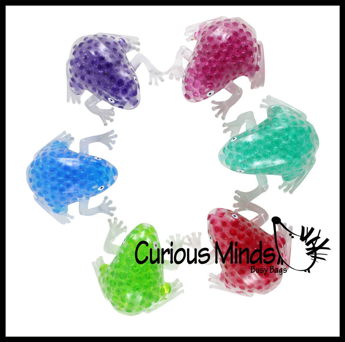 Frog Water Bead Filled Squeeze Stress Ball  -  Sensory, Stre
