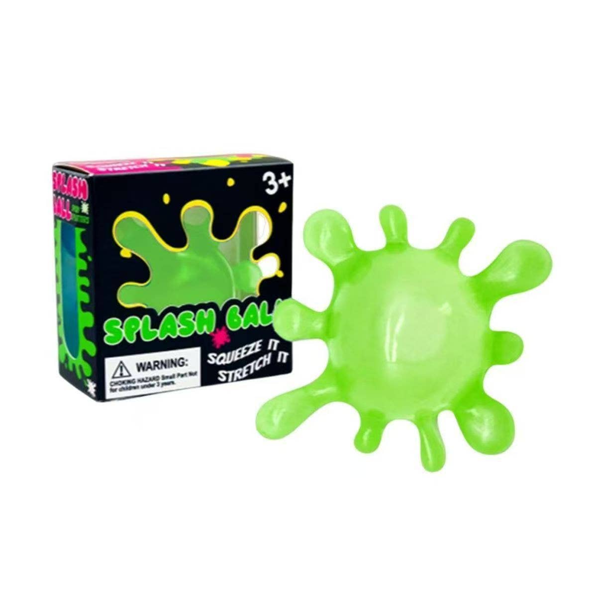 Bacteria-Shaped Splat Squishy Toy Slow Rising Stress Relief Squeeze Toy