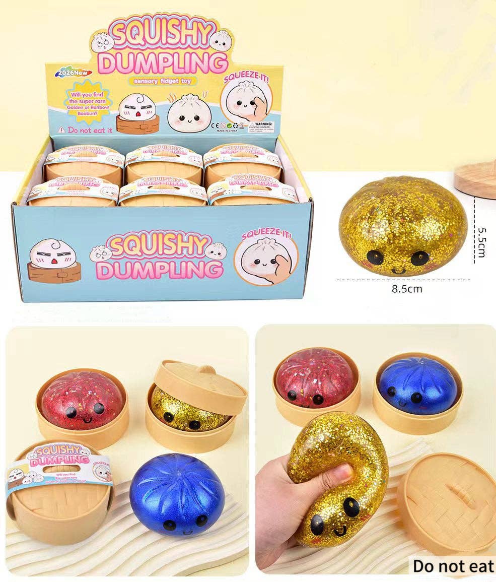 Glitter Jumbo Mystery Squishy Dumpling